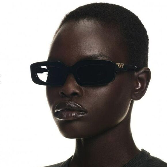 Off-White RENTON Women Sunglasses Black Grey Rectangle OERI13C RENTON 1007 main image 5